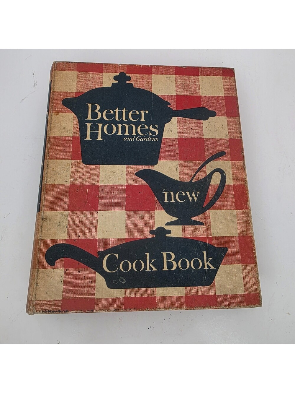 Vintage Better Homes & Gardens New Cookbook Gingham 5 Ring Binder 1950s/1960s